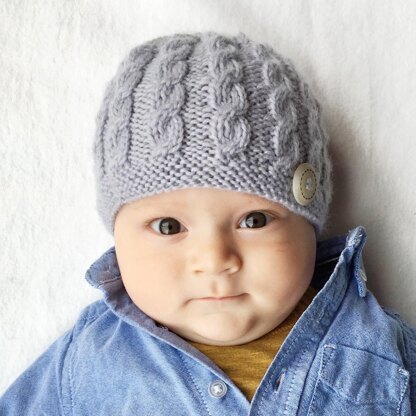 Harper - Cabled Baby Hat