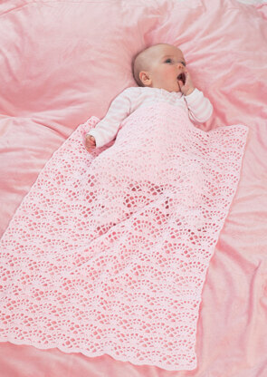 Blankets and Shawl in Sirdar Snuggly 4 Ply 50g - 1368 - Downloadable PDF