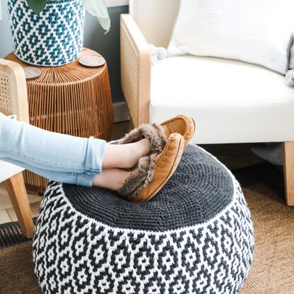 Granite Ridge Floor Pouf