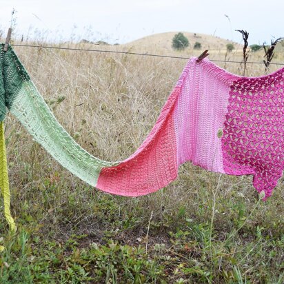 The Flower Fields Shawl