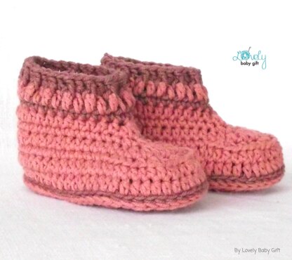 Baby Booties Crochet Pattern