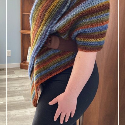 Beginner Crochet Poncho Wrap Pattern