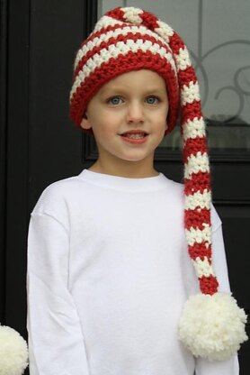 Bulky Weight Crocheted Holiday Stocking Cap