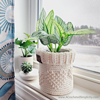 Crochet Plant Pot Cover