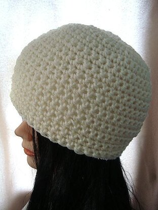 506, Natalie Crochet Beanie hat and flower