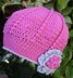 Ladies Hat with Flower