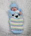 Knitting pattern owl cocoon  #370