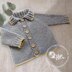 Baby/toddlers seamless top down Fisherman's Rib Jacket - P058