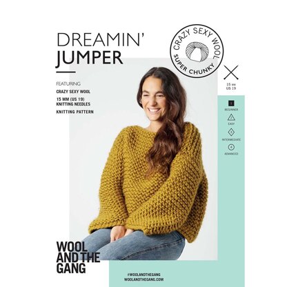 Dreamin' Jumper in Wool and the Gang Crazy Sexy Wool - V664778730 - Leaflet