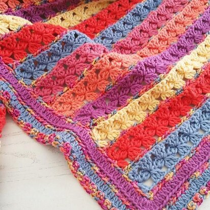 Rows of Posies Blanket