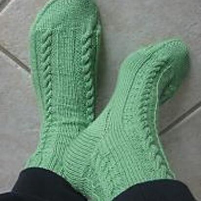 Hell's Canyon Cable Socks