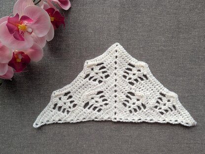 Triangle Crochet Shawl #54