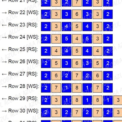 CROCHET PATTERN C2C Beginner-friendly Blue Square Beige Couch Cushion