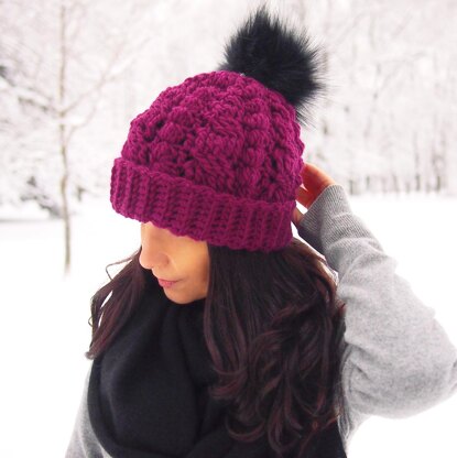 Cables & Bobbles beanie