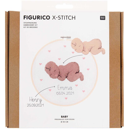 Rico Figurico Baby Embroidery Kit