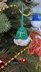 Christmas gnome ornament easy crochet pattern