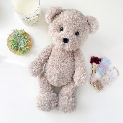 Charming fluffy teddy bear