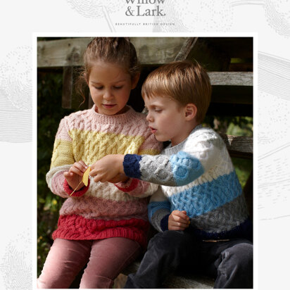 "Arthur Jumper" - Jumper Knitting Pattern in Willow & Lark Nest