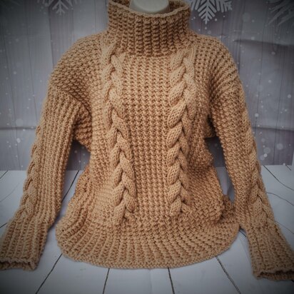 Sandy cable sweater