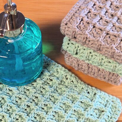 Waffle Stitch Dishcloth