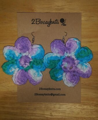 Beachy Keen Flower Earrings