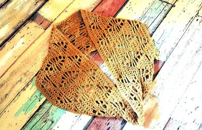 Triangle Lace Infinity Scarf