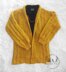 Cables knit-look cardigan