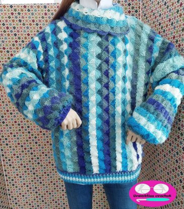 Atlantic Clam no sew jumper