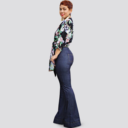 Simplicity Pattern 8655 Mimi G High Waisted Trousers and Tie Top - Patterns  and Plains