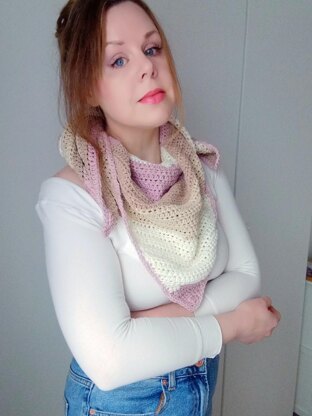 Crochet Easy French Wrap/Shawl Pattern