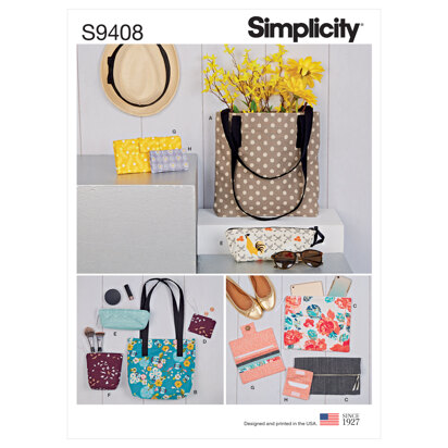 S9401, Simplicity Sewing Pattern Tabletop Accessories and Chair Pad