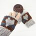 Heart Fingerless Mitts