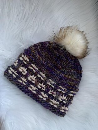 Flor de Lis Brim Beanie & Headbands