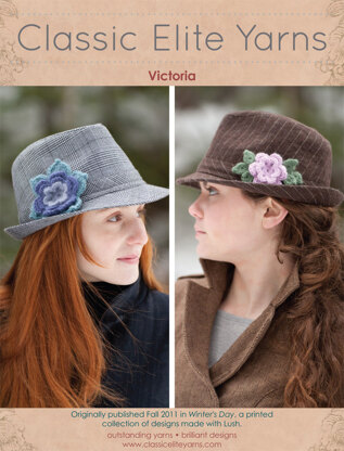 Victoria Flowers in Classic Elite Yarns Lush - Downloadable PDF