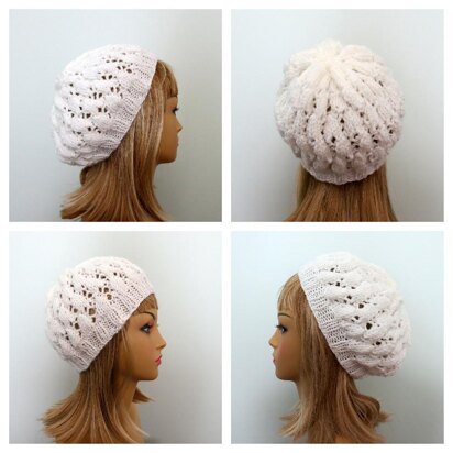 Jolie, The Perfect Indoor / Outdoor Hat - knitting pattern