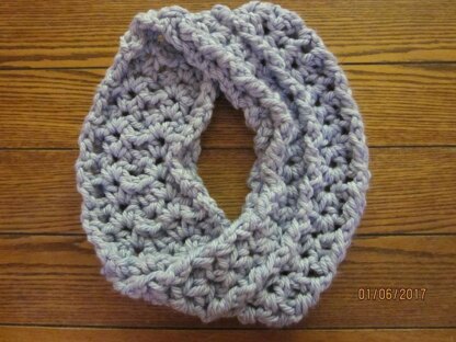 Red Heart Horizontal Ribbed Cowl