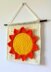 Sun wall hanging by HueLaVive