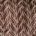 Ribbed Cable Throw Blanket