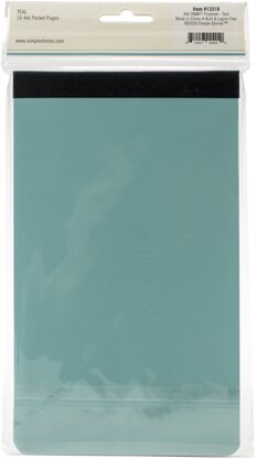 Simple Stories Sn@p! Flipbook 4"X6" - Teal