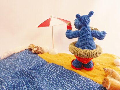 Nilpferd Emil Häkelanleitung