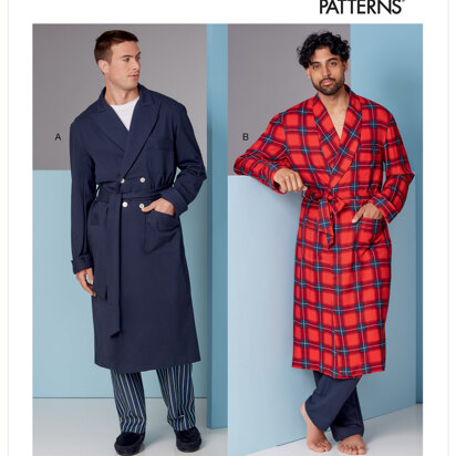 Vogue Men's Robe and Belt V1855 - Sewing Pattern