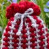 Textured Tweed Lavender Bag Knitting Pattern - Free Knitting Pattern.