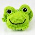 Freya the Frog Scrubby Amigurumi