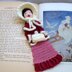 LoisLeigh's Bookmark Series: Woman Victorian Caroler Bookmark/Ornament