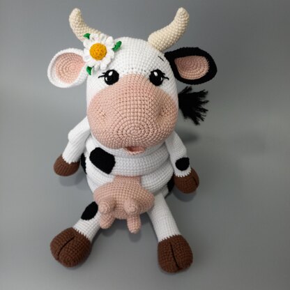 Cow stacking toy Crochet pattern by Ludasamigurumi