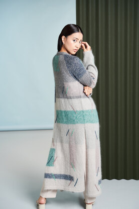 Block Cardigan in Rowan Kidsilk Haze & Felted Tweed - ZB301-00005-DEP - Downloadable PDF