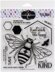 Colorado Craft Company Clear Stamps 6"X6" - Honey Bee-Big & Bold