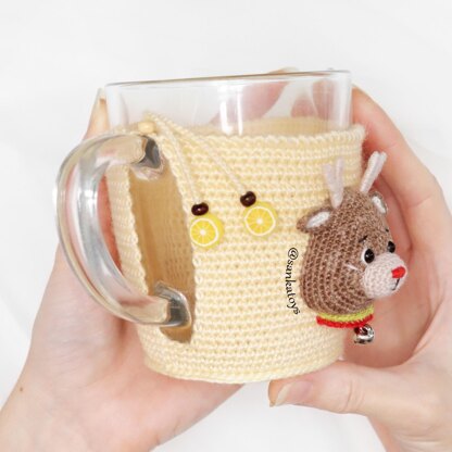 Christmas cup cover Reindeer