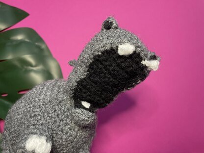 Hippo amigurumi