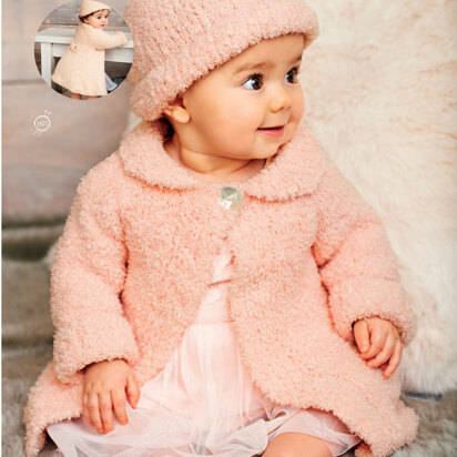 Coats and Hat in Rico Baby Teddy Aran - 461